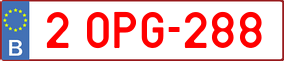 Truck License Plate
